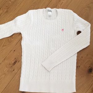 White lily Pulitzer sweater